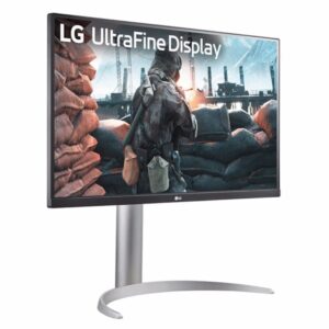 Monitor LG 27UP650K-W 27"/IPS/3840x2160/60Hz/5ms GtG/HDMIx2,DP/Freesync/pivot,visina/srebrna