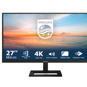 Monitor PHILIPS 27E1N1800AE/00 27"/IPS/3840x2160 /60Hz/4ms GtG/HDMIx2,DP/Visina/VESA/zvucnici/crna