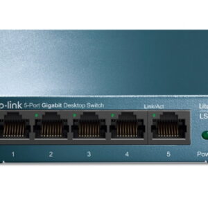 Switch TP-LINK LS105G LiteWave Gigabit 5xRJ-45/10/100/1000Mbps/metalno kucište
