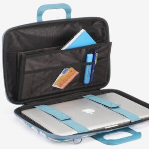 Torba BOMBATA Peonia  15,6"/16" - Limited Edition Grey/Silver