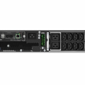 UPS, APC Smart-UPS On-Line, double conv., 2200VA, 2U rack, 230V, 8x C13+2x C19, NC, exten. runtime
