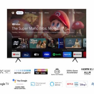 Televizor TCL 55C655/QLED/55"/4K HDR PRO/Google TV/crna
