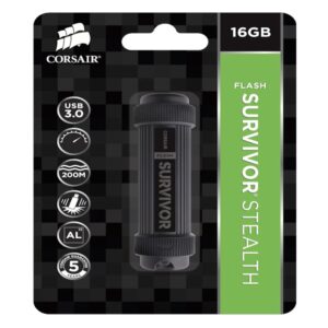USB memorija CORSAIR SURVIVOR STEALTH 256GB/USB 3.0/verzija 2015/crna