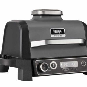 Gril NINJA OG701EU Woodfire Electric Outdoor BBQ Grill & Smoker/2400W/crna