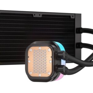 Kuler za CPU CORSAIR iCUE LINK TITAN 240 RX/RGB/AIO/240mm/dual fan/vodeno hladenje/crna