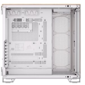 Kucište CORSAIR 6500X Mid-Tower/dve komore/kaljeno staklo/bez napajanja/bela/bambus drvo