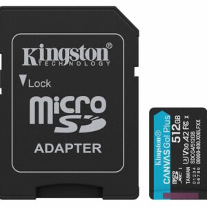Memorijske kartice KINGSTON SDCG4/512GB/Canvas Go! Plus/microSD/200/160MB/s/+adapter